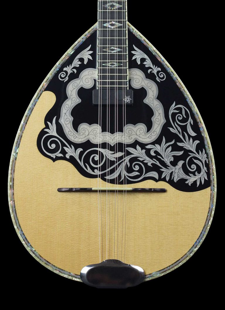 PRO II silent electric bouzouki Xiloihos hand made musical instruments