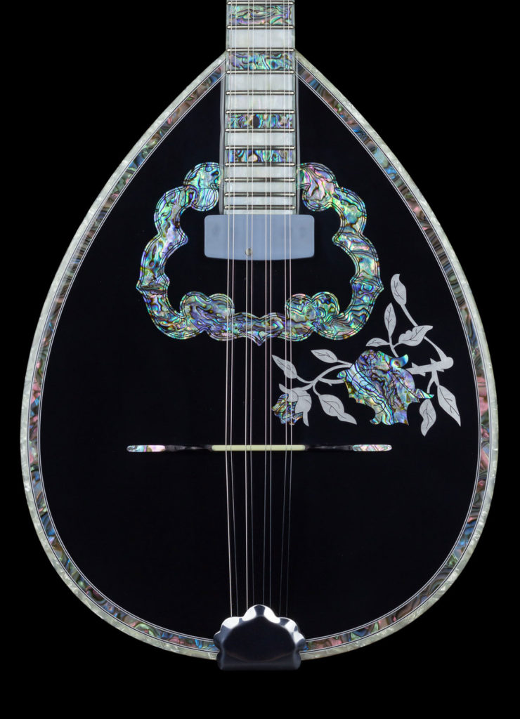 PRO II silent electric bouzouki Xiloihos hand made musical instruments